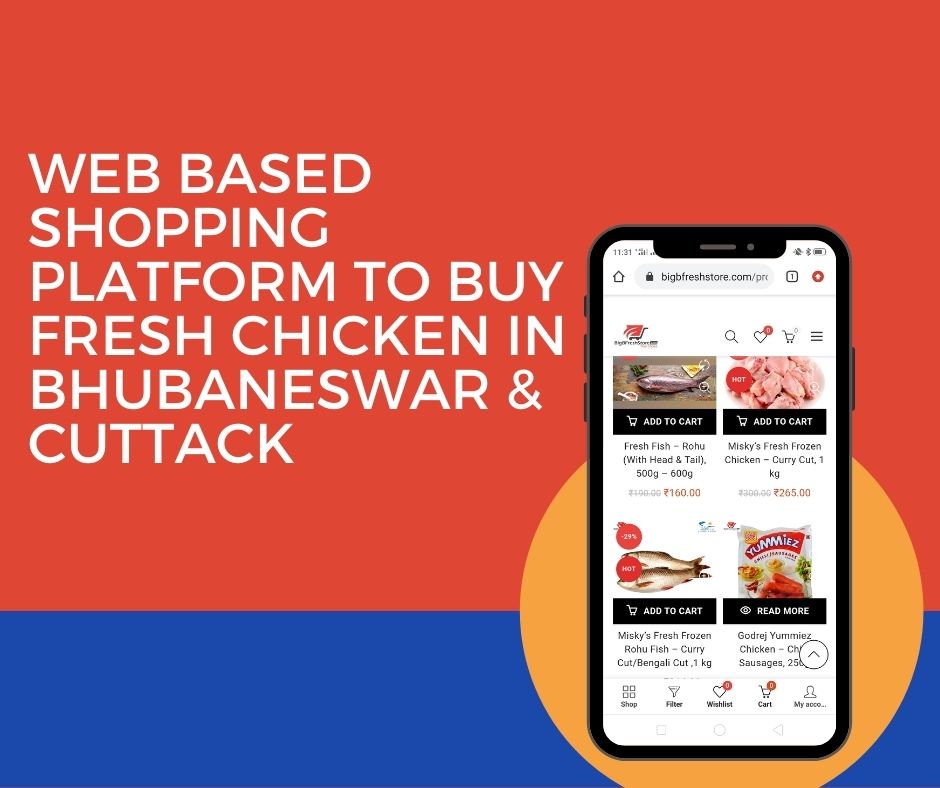 Web Based Shopping Platform to Buy Fresh Chicken in Bhubaneswar & Cuttack